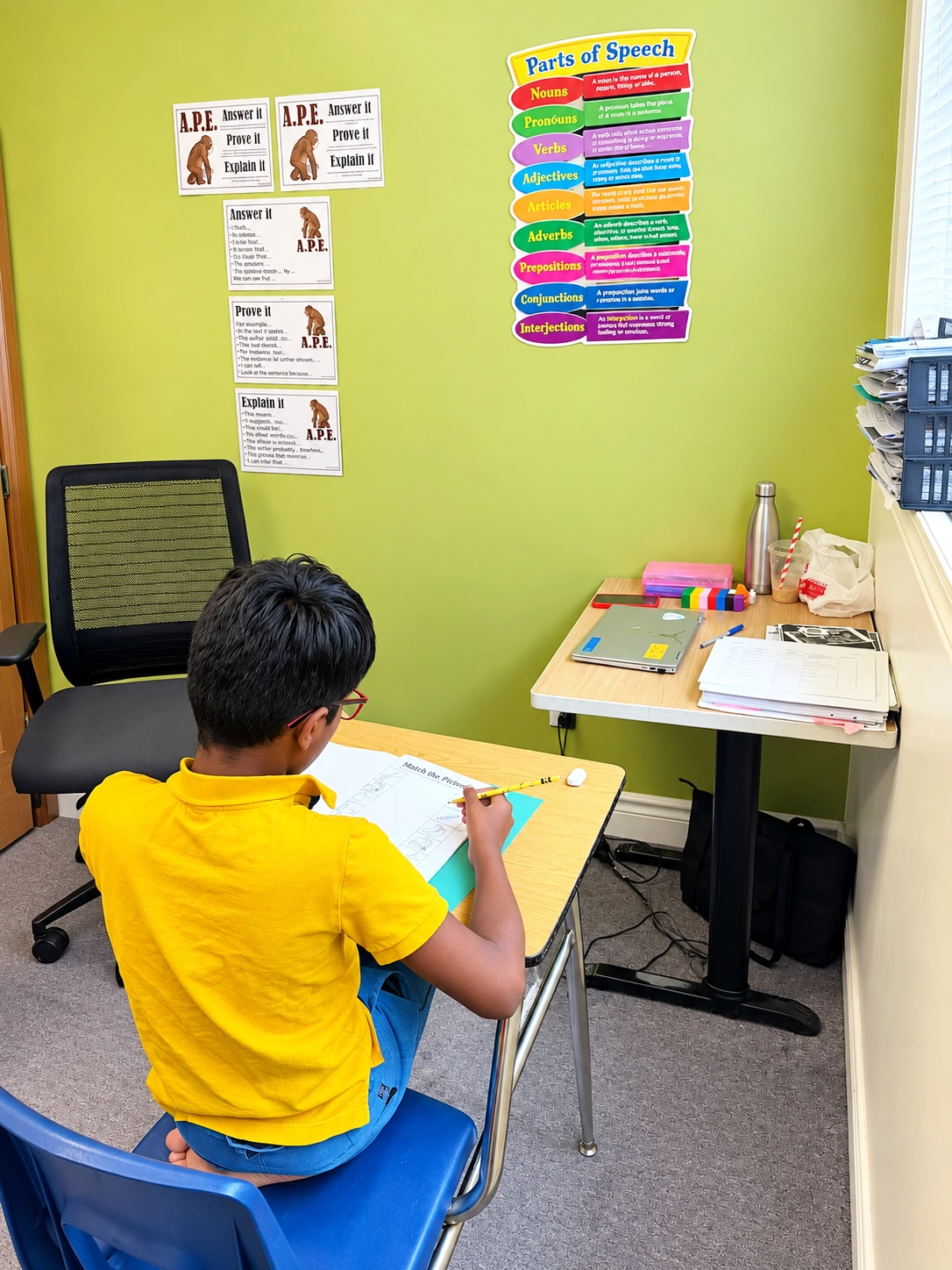 Children learning together during a classroom activity